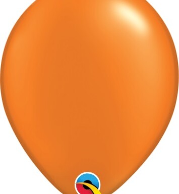 11 Inch Pearl Mandarin Orange Latex Balloons 25ct