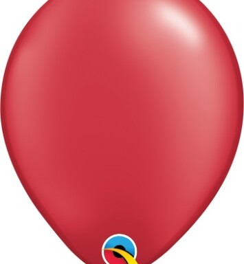 5 Inch Pearl Ruby Red Latex Balloons 100ct