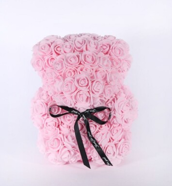 Small Amour Rose Baby Bear - Pink