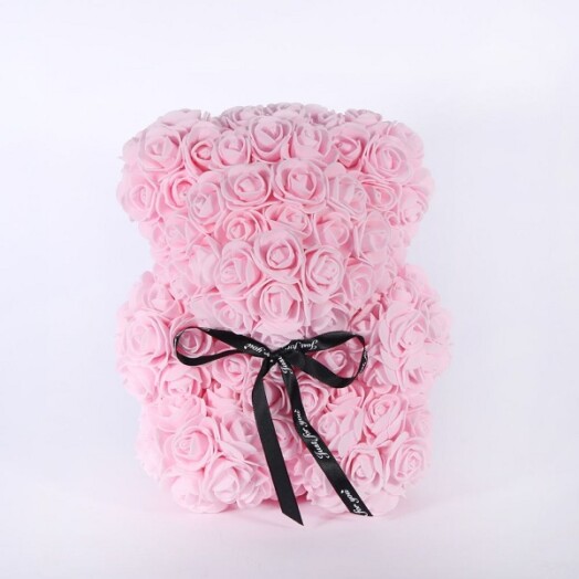 Large Amour Rose Baby Bear - Pink