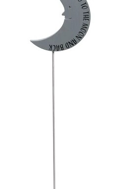 Pack of 10 Love You To The Moon and Back Wooden Pick