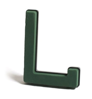 Val Spicer Plastic Backed Floral Foam Letter - L