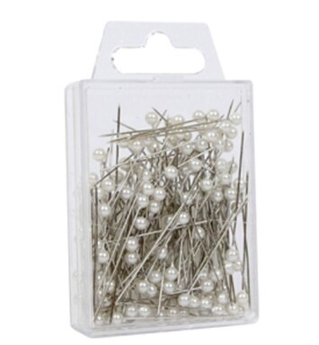 5cm Pearl Pins 100pcs - White