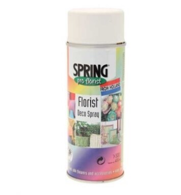 400ml Euro-Aerosols Florist Spray Paint - Soft White
