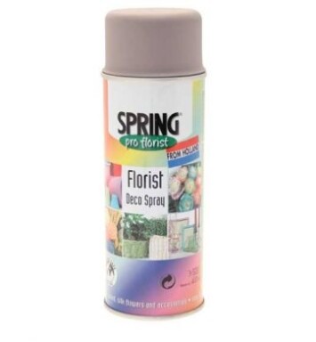 400ml Euro-Aerosols Florist Spray Paint - Mercury Grey