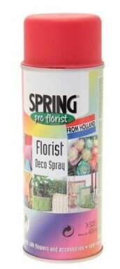 400ml Euro-Aerosols Florist Spray Paint - Sunrise Red