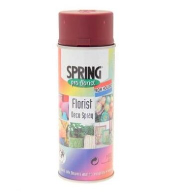 400ml Euro-Aerosols Florist Spray Paint - Burgundy
