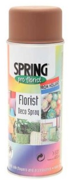 400ml Euro-Aerosols Florist Spray Paint - Rust Brown
