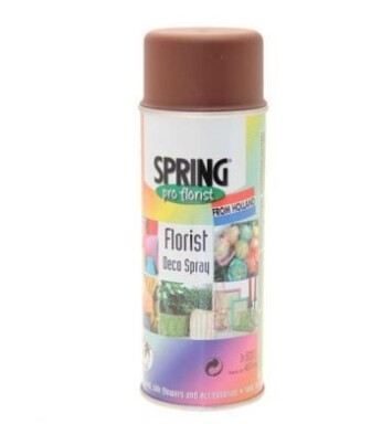 400ml Euro-Aerosols Florist Spray Paint - Medium Brown