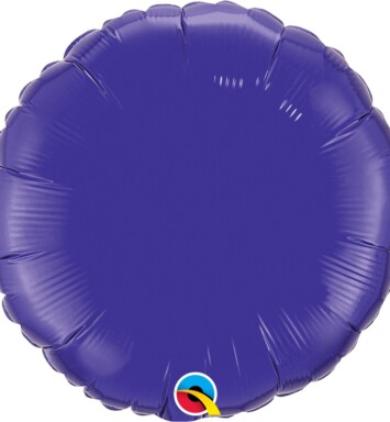 Unpackaged 18" Quartz Purple Round Foil Balloon