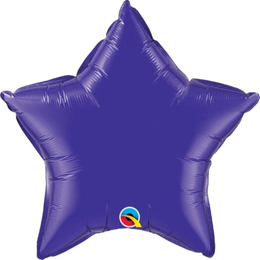 Unpackaged 36" Quartz Purple Star Foil Balloon