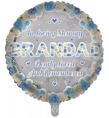 18 Inch Grandad Remembrance Foil Balloon