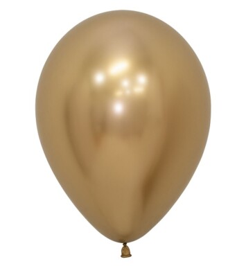5 Inch Reflex Gold Latex Balloons 50ct