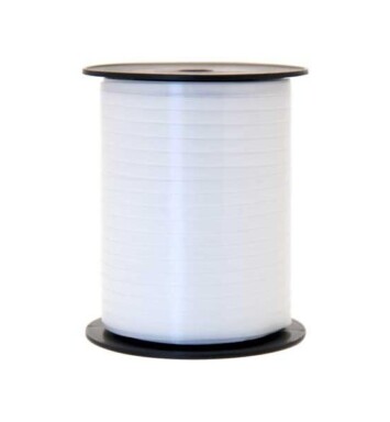 5mm White Curling Ribbon