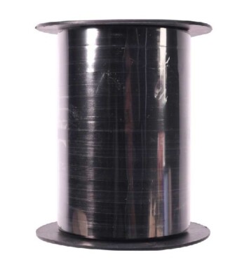 5mm Shiny Black Curling Ribbon
