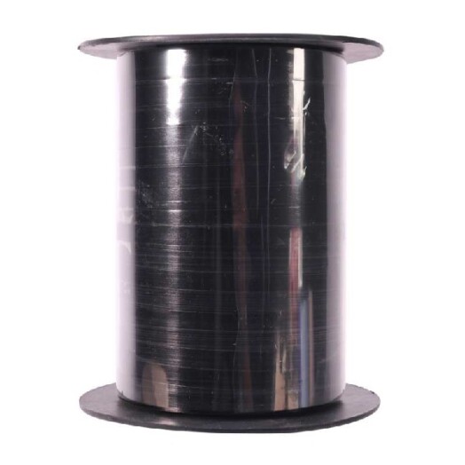 5mm Shiny Black Curling Ribbon