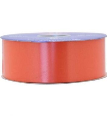 2" Burnt Orange Poly Ribbon