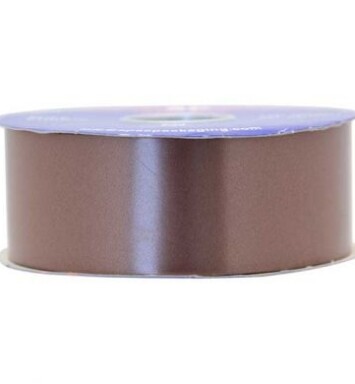 2" Brown Poly Ribbon