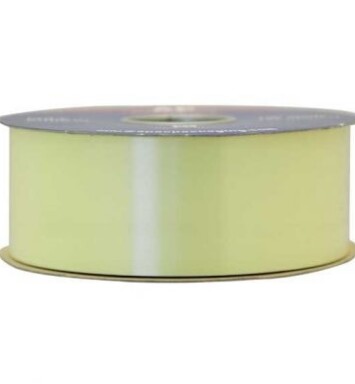 2" Lemon Poly Ribbon