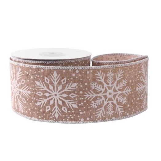 Natural Snowflakes Ribbon
