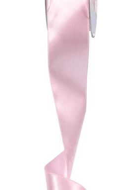 50mm Soft Pink Double Faced Satin Ribbon