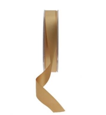 15mm Satin Ribbon Gold