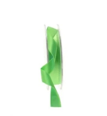 15mm Satin Ribbon Lime Green