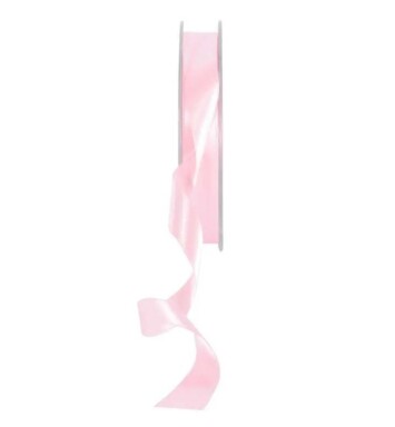 15mm Satin Ribbon Light Pink