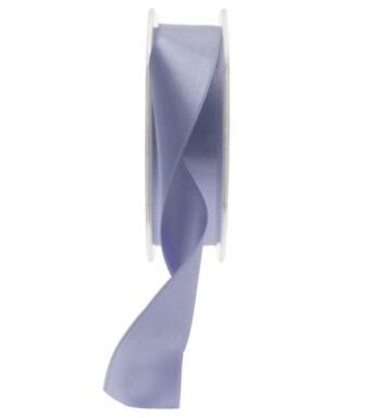 25mm Double Faced Satin Ribbon Lilac