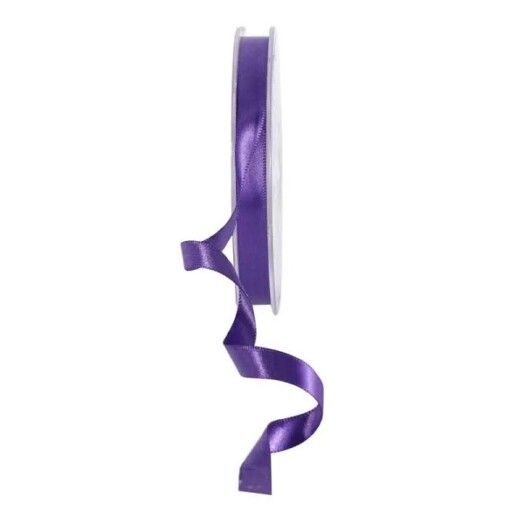 10mm Satin Ribbon Dark Purple