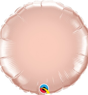 Unpackaged 18" Rose Gold Round Foil Balloon