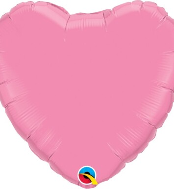 Unpackaged 18" Rose Heart Foil Balloon