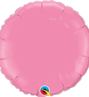 Unpackaged 18" Rose Round Foil Balloon