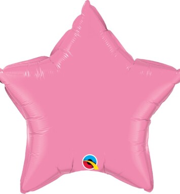 Unpackaged 20" Rose Star Foil Balloon