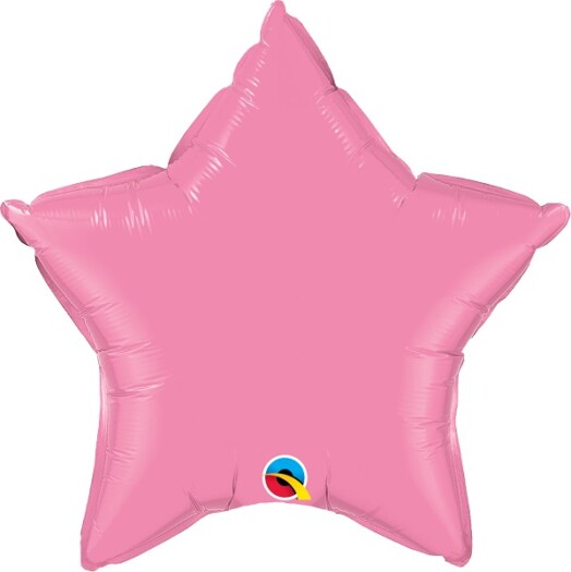 Unpackaged 20" Rose Star Foil Balloon