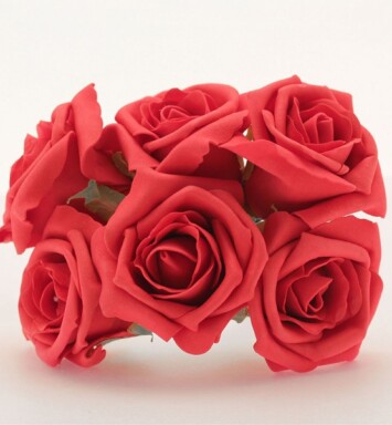 Georgia Foam Rose - Red