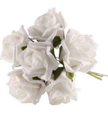 Foam Tea Rose - Bright White