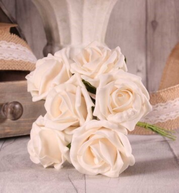 Foam Tea Rose - Ivory