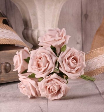 Foam Tea Rose - Light Pink