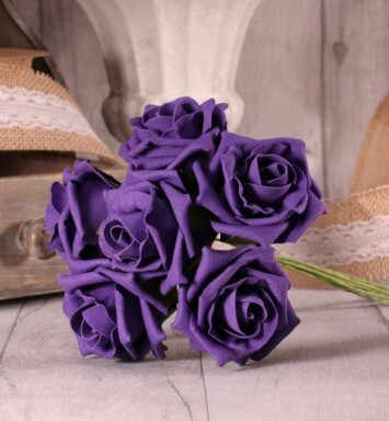 Foam Tea Rose - Purple