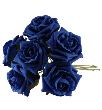 Foam Tea Rose - Royal Blue