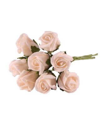 Foam Tea Rose Bud - Ivory