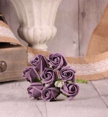 Foam Tea Rose Bud - Mauve