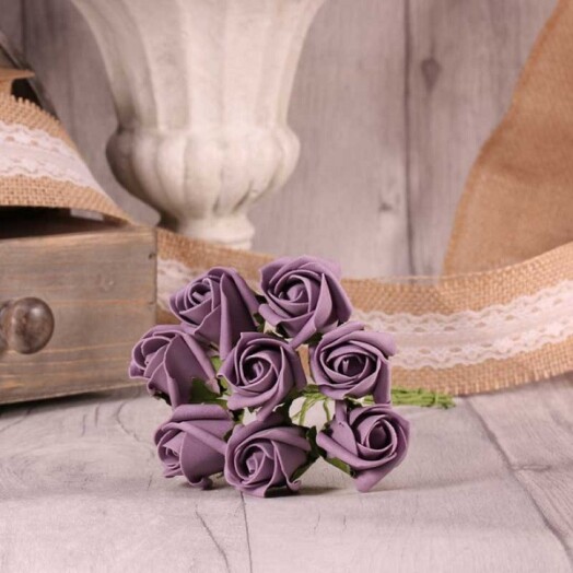 Foam Tea Rose Bud - Mauve