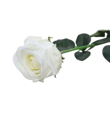 Medium Camelot Rose Bud Bridal Ivory