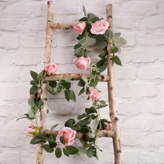 175cm Rose Garland Pink