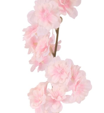 2.1m Blossom Garland Pink