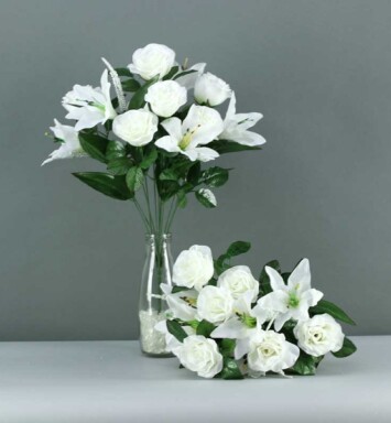 Rose Lily Bush - Cream