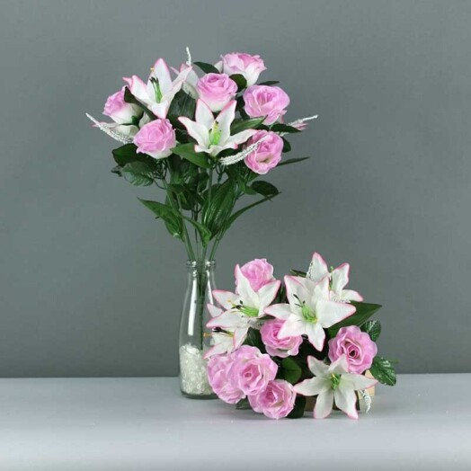 Rose Lily Bush - Pink