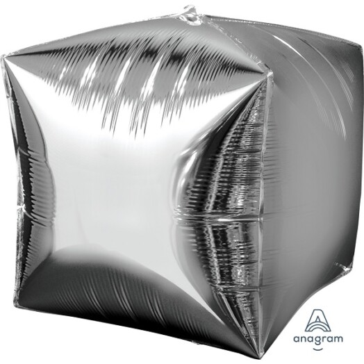 Silver Cubez Balloon